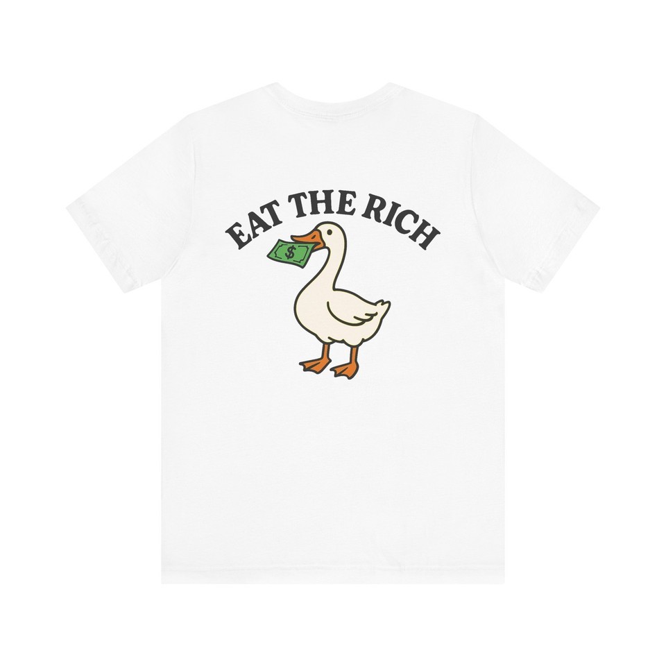 Eat the Rich Shirt, Anti Capitalist shirt, Tax the Rich Shirt, Activist Gift Item image 6