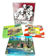 Jigsaw Puzzels Lot of 4 Variety Vintage and Modern Banff Dalmatian Dog M... - $9.99