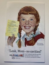 Crest Toothpaste VINTAGE STYLE Advertisement Postcard 4x6 - £3.88 GBP
