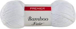 Premier Yarns Bamboo Fair Alabaster Pack of 1 Skein - $24.47