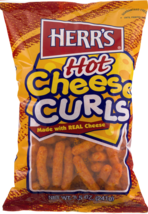 Herr's Hot Cheese Curls - 8.5 Oz. (4 Bags) - £25.05 GBP