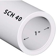 Pvc Sch 40 Solid Pipe 1" X 2 ' - $19.27