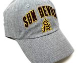 Oxford Arizona State University Sun Devils Text Logo Grey Curved Bill Ad... - $28.37
