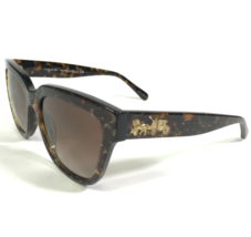 Coach Sonnenbrille HC 8262 L1082 554713 Brown Cat Eye Rahmen Mit Braune Linsen - £74.43 GBP