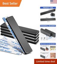 Neodymium Magnets, 5 Pack Black Super Strong Magnets Bar, Waterproof Hea... - $13.30