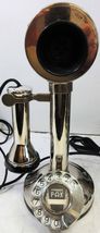 Erickson Candlestick / Rotary Dial  Nickel Plated Circa 1920's - $1,095.00