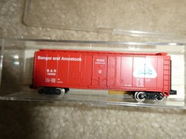 Atlas N Scale Bangor Aroostook BAR 12002 40&#39; Plug Door Box Car MIB - $21.78