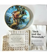 Bradford Exchange CLASSIC FAIRY TALES Collector Plate Jack &amp; the Beansta... - $17.73