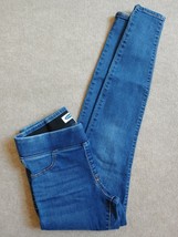 Old Navy Rockstar Jeggings Pants Womens Size 4 Long Blue Skinny Leg Pull On 3 - £17.01 GBP