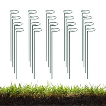 Mtb Green 24 Inch Single Stem Plant Stakes Flower Support Rings, Pack Of 20,Gard - £36.76 GBP