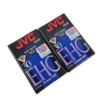 JVC EHG High Energy 90 min VHS-C TC 30 2 Sealed Compact Video Cassettes - £10.84 GBP