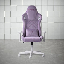 Velvet Memory Foam Gaming Chair – Purple - £222.42 GBP