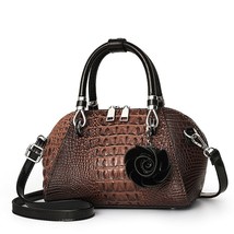 Alligator Pattern PU Leather Crossbody Bags For Women 2022 Lady Handbags Women D - £39.36 GBP