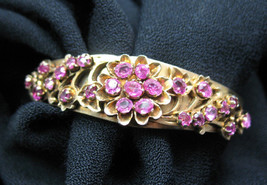 Ruby Bangle Bracelet Gold Over Sterling - $1,112.99