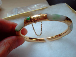 Vintage Jade Bangle 14K - £2,108.69 GBP