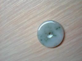 29 mm Natural Mined Jadeite A Jade Pendant - $575.57 MXN