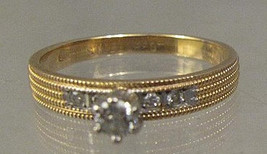 Lady&#39;s 14K Gold And Diamond Ring. - £714.00 GBP