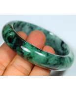 340Ct Natural Grade A / Type A Jadeite Jade Bangle Bracelet (No Dyeing) - £81.77 GBP