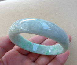 Certified Beautiful 100% Natural Grade A Jade Jadeite Bangle 55.89MM - $24,364.58 MXN