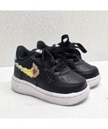 NIKE AIR FORCE 1 Toddler Baby Shoes Size 3C Kids CW1582-002 Digital Swoo... - $24.65