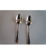 2 STAINLESS STEEL BABY SPOONS MADE IN JAPAN. EXCELANT CONDITION - $6.49