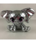 GUND P.Lushes Designer Pet Ella L&#39;Phante Platinum Metallic Elephant 6&quot; P... - $15.11