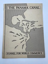 Original Panama Canal Company Funnel For World Commerce 1950&#39;s Brochure ... - $14.00