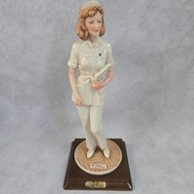 Nurse Collectible First Responder Porcelain Sculpture Capodimonte Vtg Ar... - $74.25