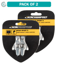 Pack of 2 Jagwire Road Sport S Brake Pads SRAM or  Compatible Silver - $45.99