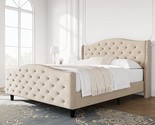 Deluxe Arched Tufted Soft Pack Bed,Comfortable Materials,Easy Assembly, ... - $461.99