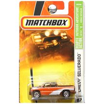 Matchbox 2008 Outdoor Adventure Chevrolet Chevy Silverado Pickup Truck in Brown  - £42.83 GBP