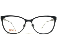 Hugo Boss Eyeglasses Frames BO 0233 92K Black Gray Cat Eye Full Rim 54-1... - $65.24