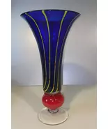 Handblown Cobalt Vase Gorgeous! - $120.00