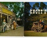 Knotts Berry Farm Tri-Fold Advertising Card &amp; 4 Postcards Buena Park Cal... - $31.64