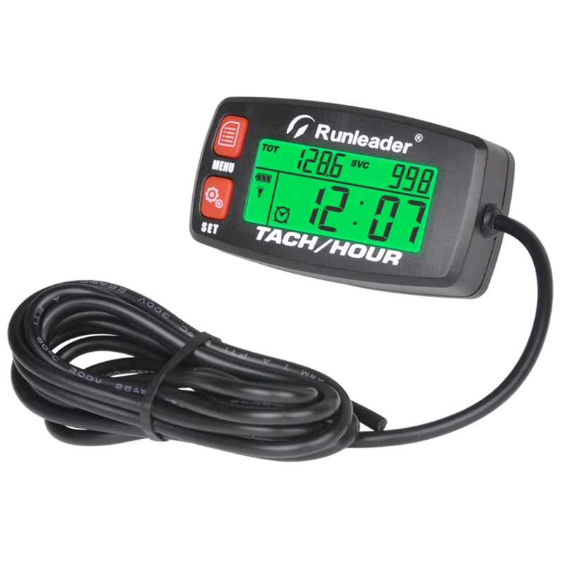 alert rpm engine hm032b hour meter backlit resettable tacho hour meters for motorcycle thumb200