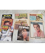 Elvis Presley Magazine Lot Death Rolling Stone Examiner Star TV Week 197... - £26.61 GBP