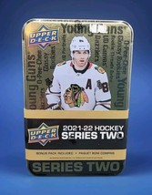 New 2021-22 Upper Deck Series 2 Hockey Factory Sealed Tin Rookie Bonus P... - £13.63 GBP