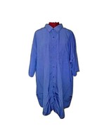 Harriton Shirt Blue Men Aquaguard Performance Size 3XL Short Sleeve - £14.40 GBP
