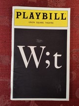 PLAYBILL Magazine November 1999 WIT Judith Light Carol Burnett Woody Har... - $14.40