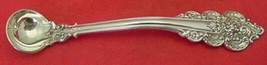 Botticelli by Frank Whiting Sterling Silver Mustard Ladle 4 3/4&quot; Custom Serving - £46.83 GBP