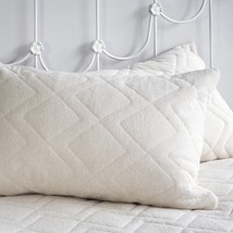 St Dormeir Wool Pillow Filled Protector by St Geneve - Standard, Queen, King - £64.85 GBP+