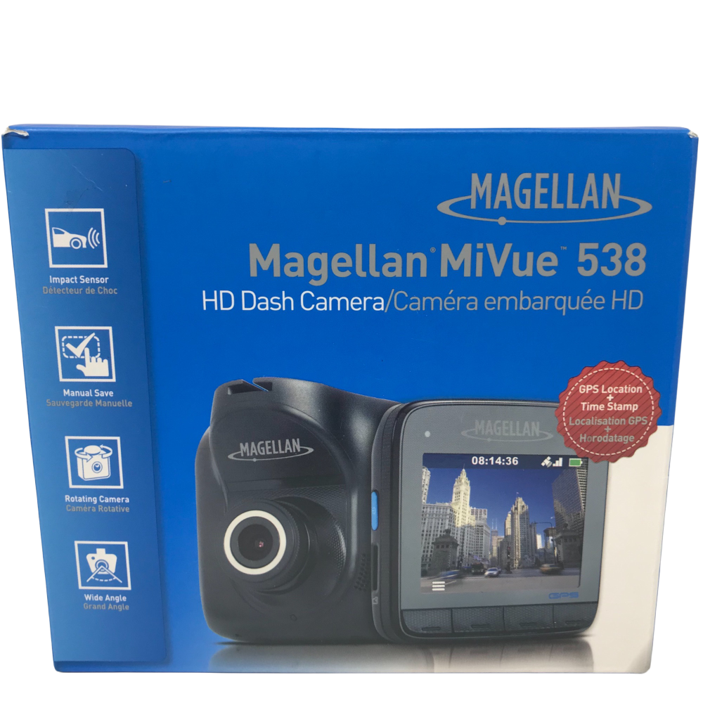 Magellan MiVue 538 1080p HD Dash Camera with 2.4" Display - £83.21 GBP