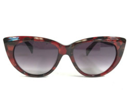 Morgenthal Frederics Sonnenbrille 624 JUDY Rot Marmor Cat Eye Rahmen Lila Gläser - £96.86 GBP