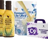Clean 9 Detox Forever Living Diet Aloe Vera Gel Weight Loss Vanilla - £73.81 GBP
