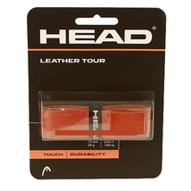 HEAD Leather Tour Grip Tennis Cushion Tapes Brown Durability 1.5mm 1pc NWT - £25.41 GBP