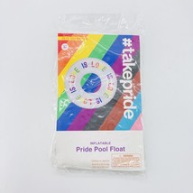 Pride Pool Float Inner Tube 33 Inch Diameter Love Is Love Rainbow Gay Pr... - $12.92 CAD