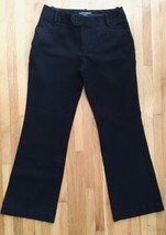 BANANA REPUBLIC “Martin Fit” Black Stretch Pant Trousers Slacks, Size 2 - £10.29 GBP