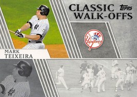 2012 Topps Classic Walk Offs #CW6 Mark Teixeira New York Yankees - £0.75 GBP