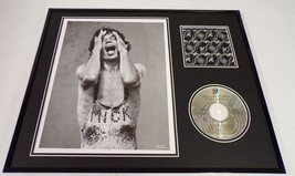 Mick Jagger Framed 16x20 Rolling Stone Steel Wheels CD &amp; Photo Display - £63.45 GBP