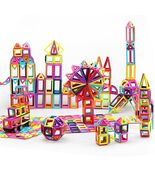 195 Piece Magnetic Building Blocks Magnetic Tiles STEM 3D Magnet Toys fo... - $49.49+